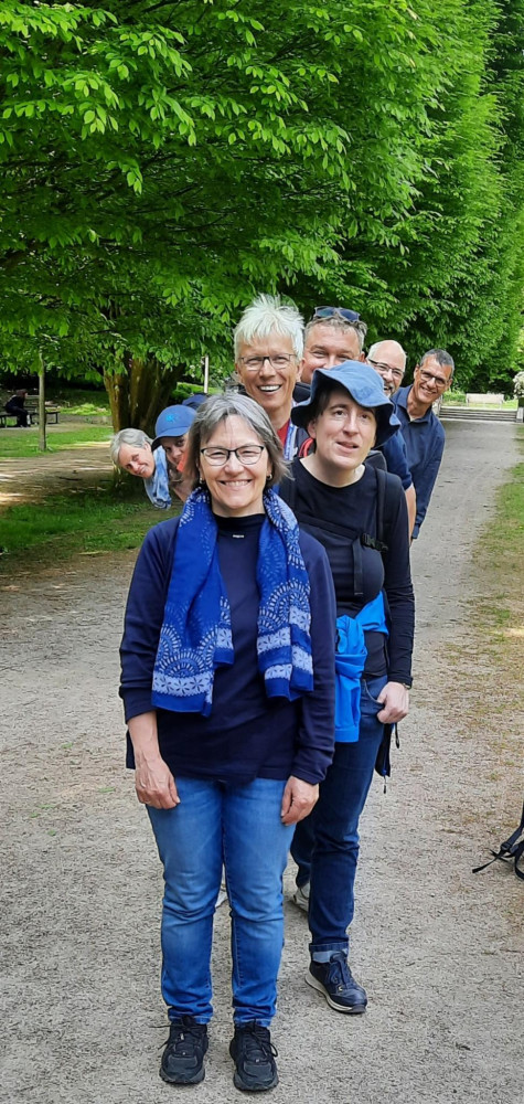 Aufstellung im Stadtpark 