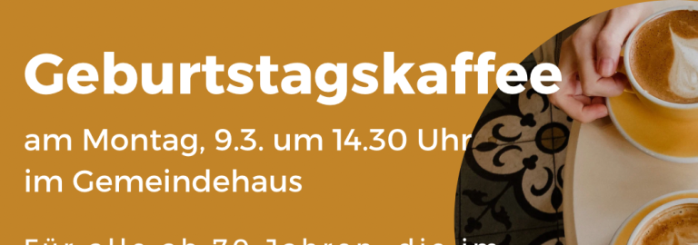 Geburtstagskaffee