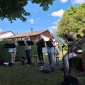 Der Posaunenchor spielt
