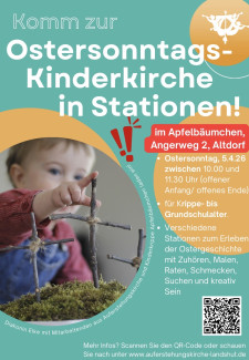 Ostersonntags-Kinderkirche in Stationen