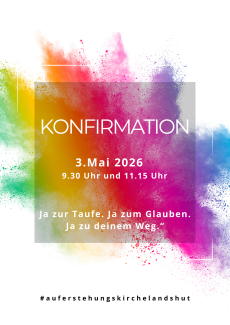 Konfirmation am 3. Mai 2026