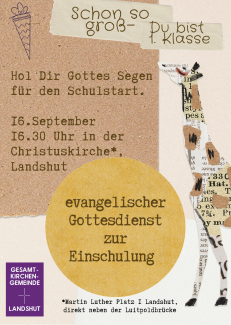 flyer einschulungsgottesdienst