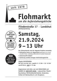 Flohmarktplakat