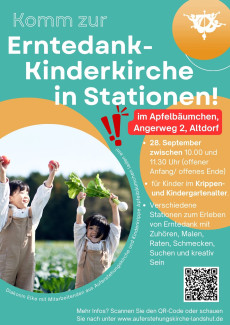 flyer kinderkirche erntedank