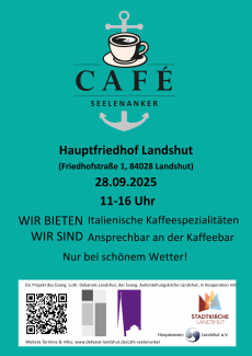 Café Seelenanker macht Halt auf dem Hauptfriedhof am 28.10.2025