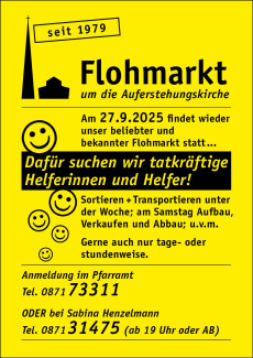 flohmarkt plakat