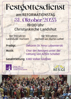 Festgottesdienst zum Reformationsfest in der Christuskirche