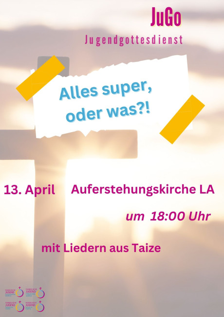 Jugendgottesdienst Plakat